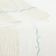 Pine Cone Hill Embroidered Hem White/ Blue Sheet Set Pine Cone Hill Embroidered Hem White/ Blue Sheet Set