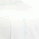 Pine Cone Hill Embroidered Hem White/Aqua Sheet Set Pine Cone Hill Embroidered Hem White/Aqua Sheet Set